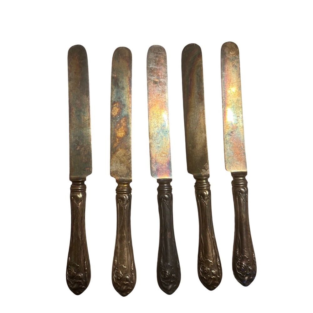 Community Silver Fork set, silver-plated/Art Nouveau